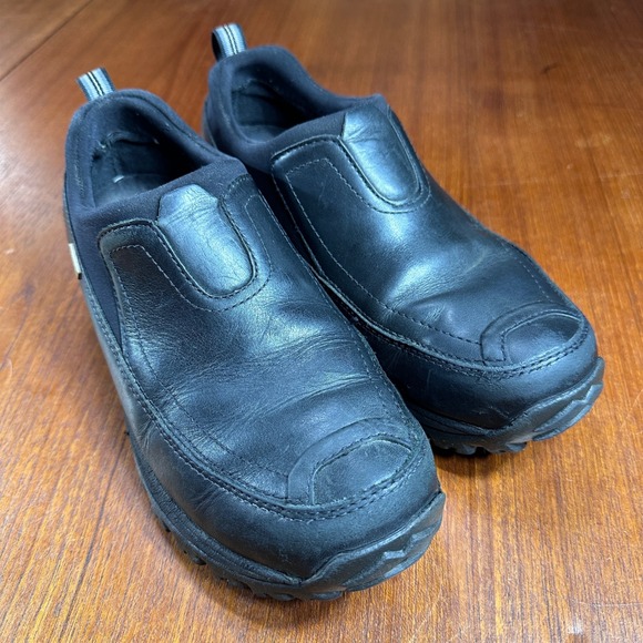 Merrell Polar Moc‎ Waterproof Womens 8 Black Thinsulate Insulated Slip On Work